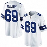 Nike Men & Women & Youth Cowboys #69 Melton White Team Color Game Jersey,baseball caps,new era cap wholesale,wholesale hats